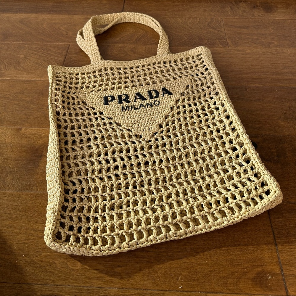 AUTHENTIC Prada Raffia Tote